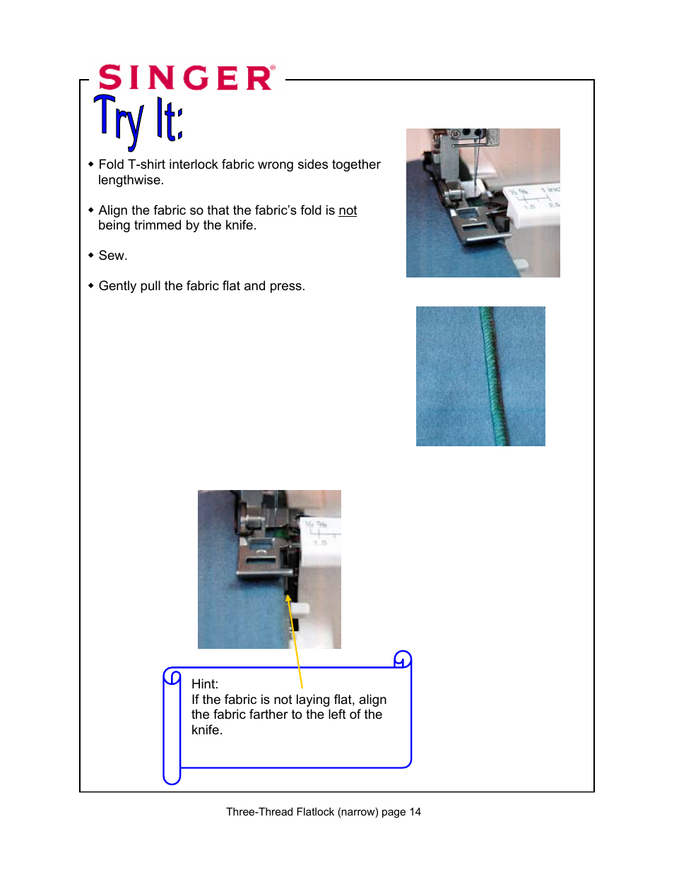 SINGER 14T967DC-WORKBOOK QUANTUMLOCK User Manual | Page 90 / 230