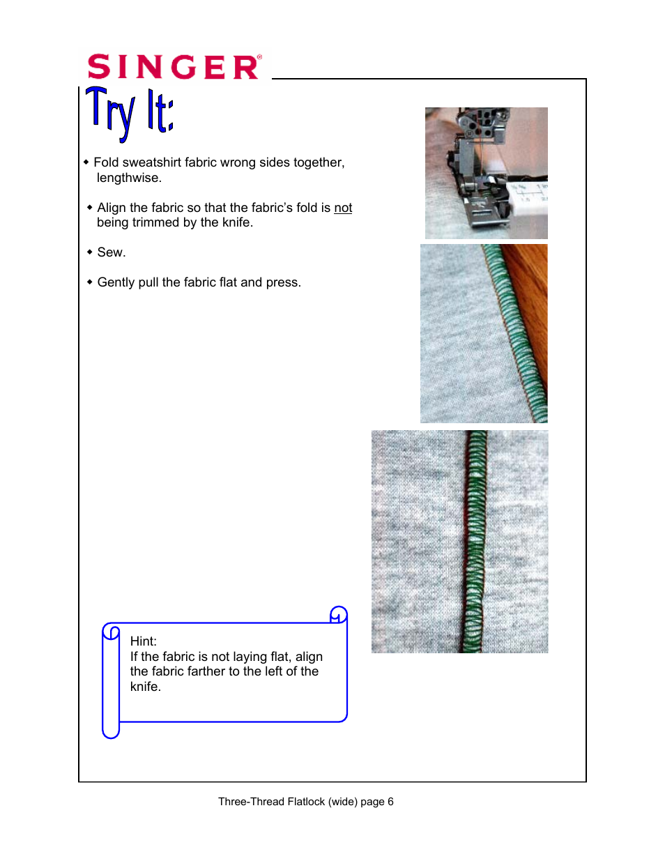 SINGER 14T967DC-WORKBOOK QUANTUMLOCK User Manual | Page 96 / 230