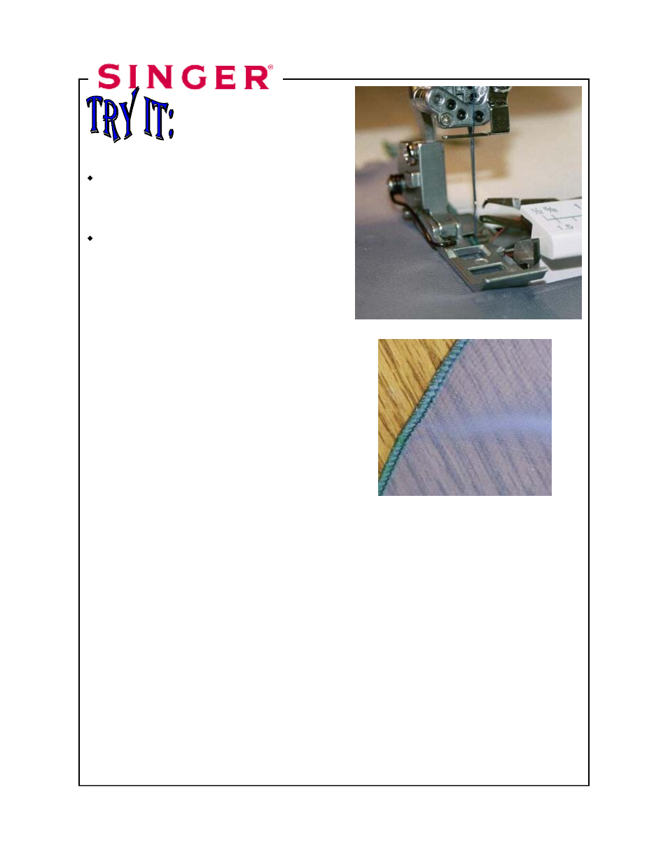 SINGER 14T968DC Professional 5 Workbook Part 2 User Manual | Page 122 / 129