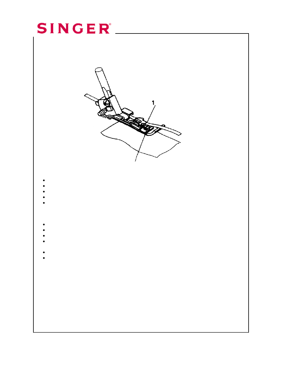 Taping foot | SINGER 14T968DC Professional 5 Workbook Part 2 User Manual | Page 128 / 129