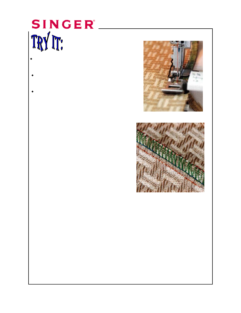 SINGER 14T968DC Professional 5 Workbook Part 2 User Manual | Page 49 / 129