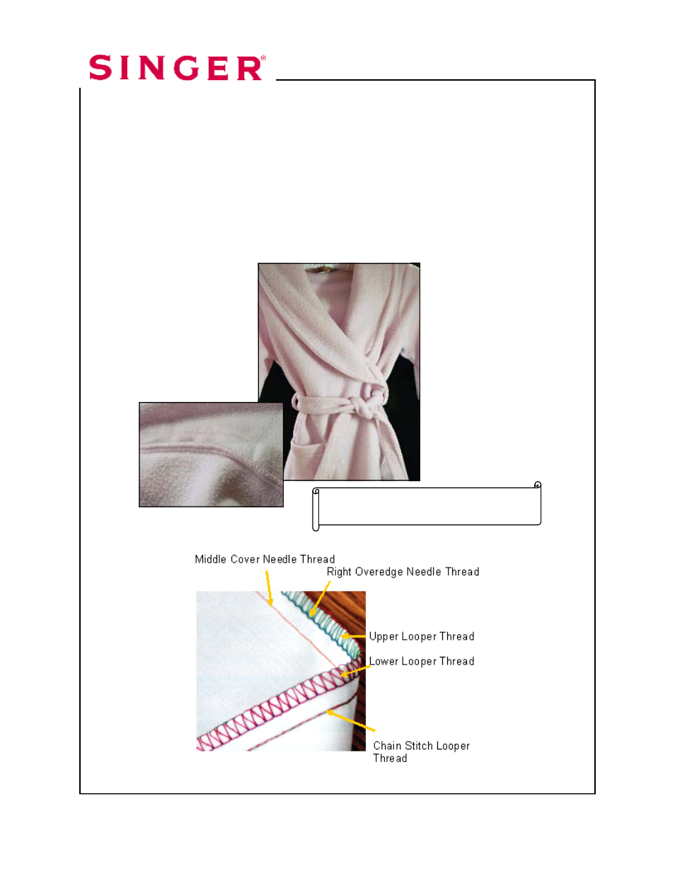 Five-thread safety stitch narrow | SINGER 14T968DC Professional 5 Workbook Part 2 User Manual | Page 51 / 129