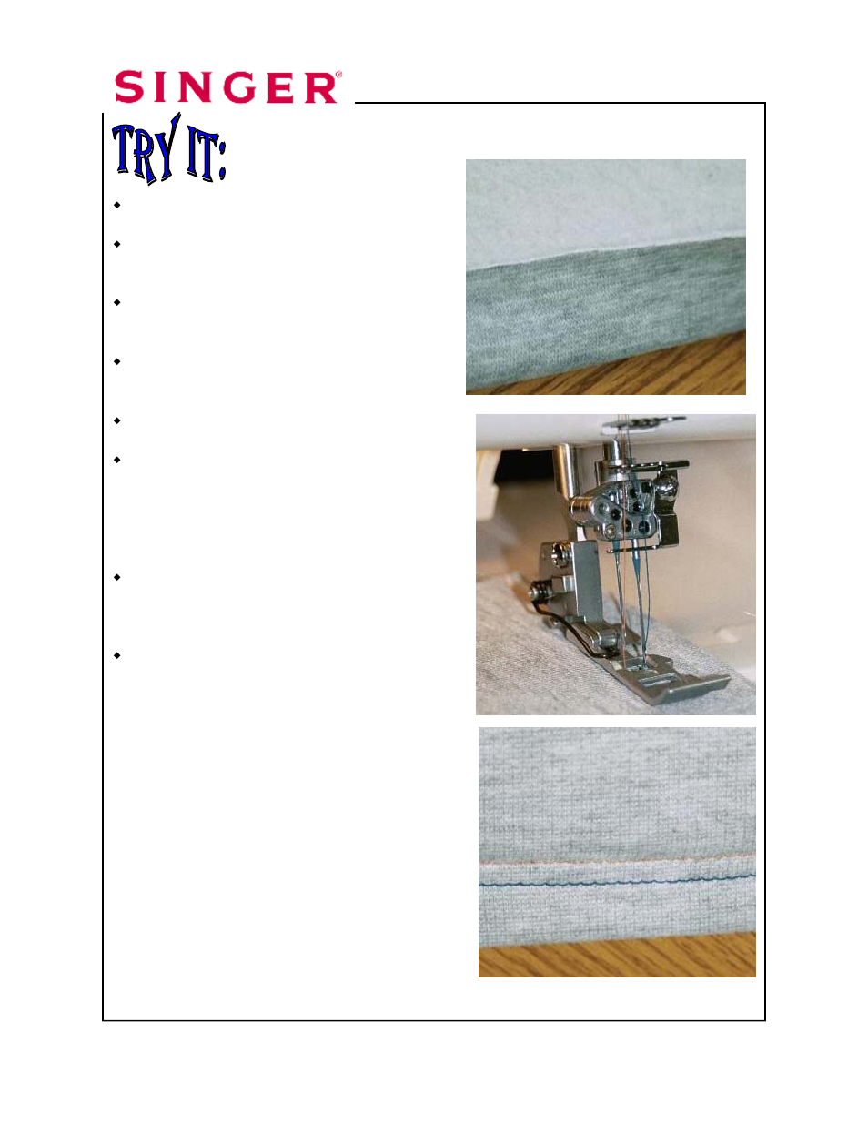 SINGER 14T968DC Professional 5 Workbook Part 2 User Manual | Page 93 / 129