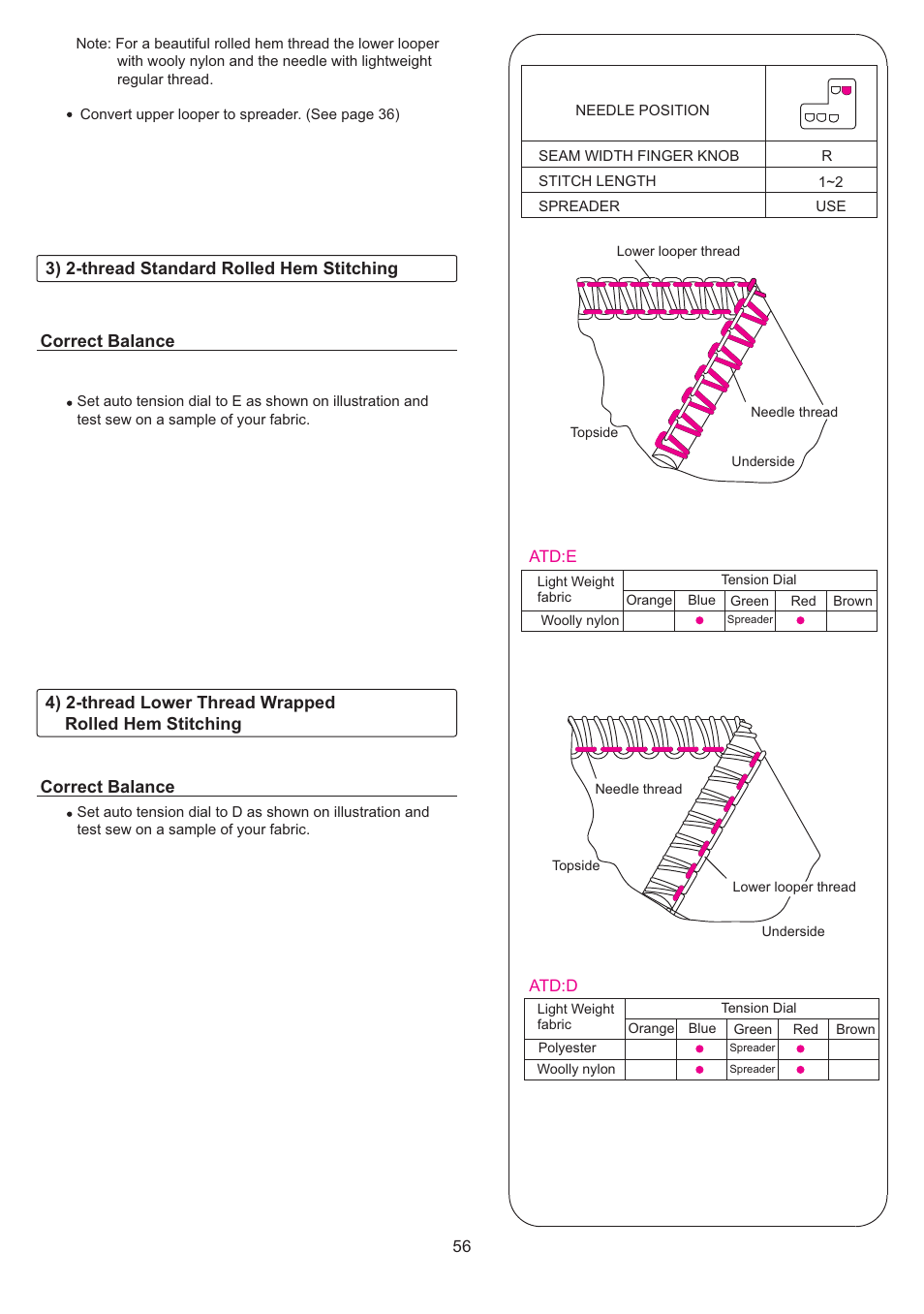 SINGER 14T968DC User Manual | Page 57 / 74