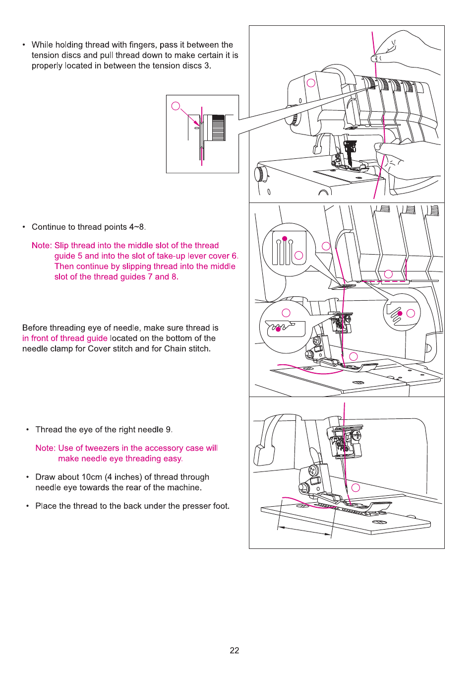 SINGER 14T970C User Manual | Page 23 / 57