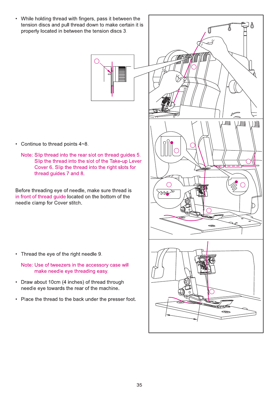 SINGER 14T970C User Manual | Page 36 / 57