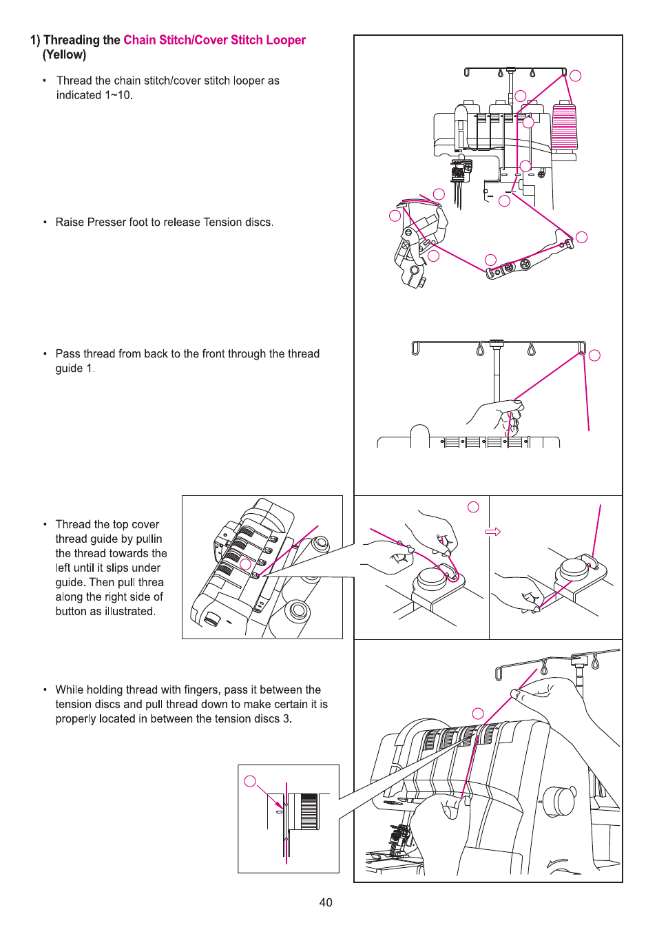 SINGER 14T970C User Manual | Page 41 / 57