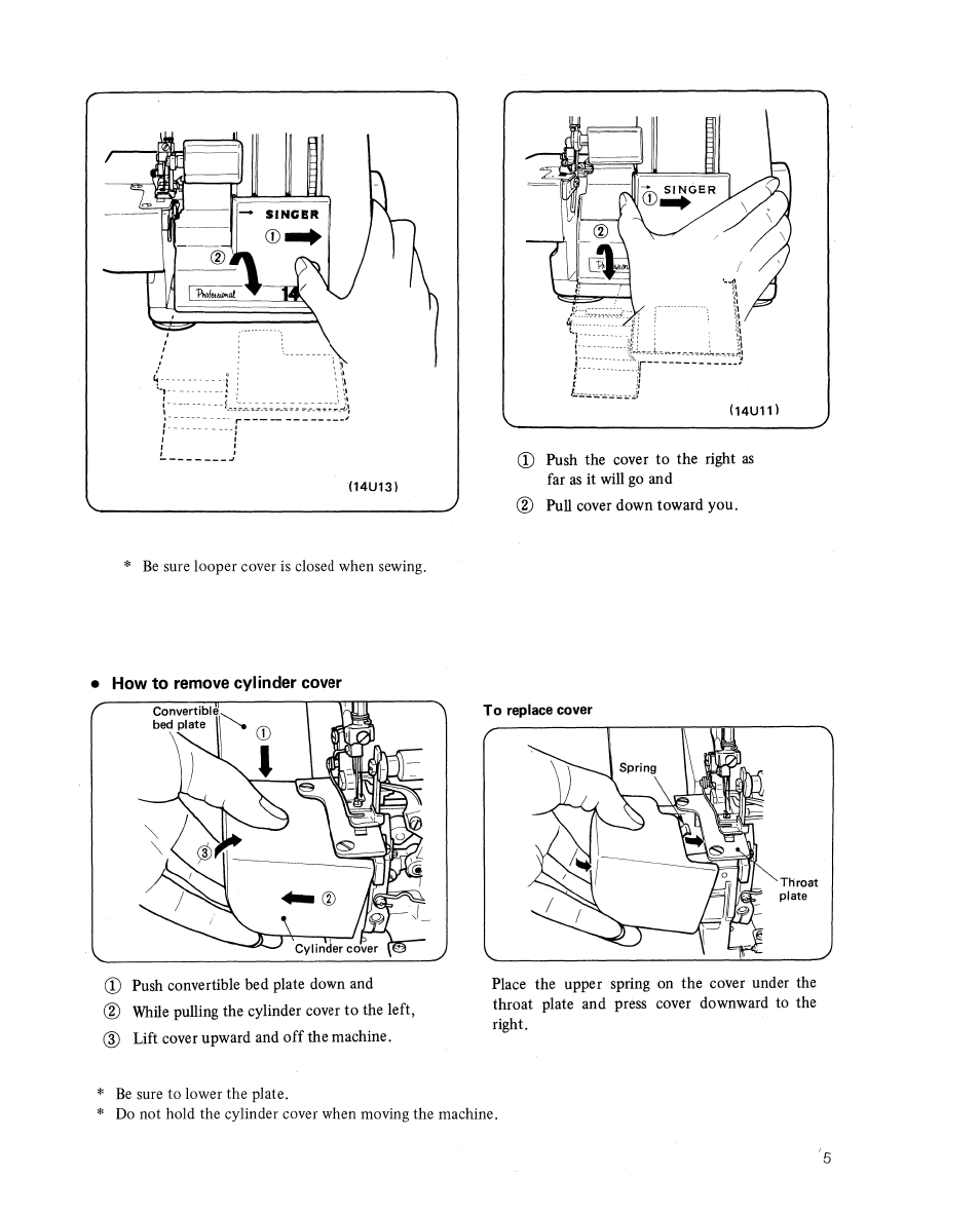 SINGER 14U11 User Manual | Page 7 / 28