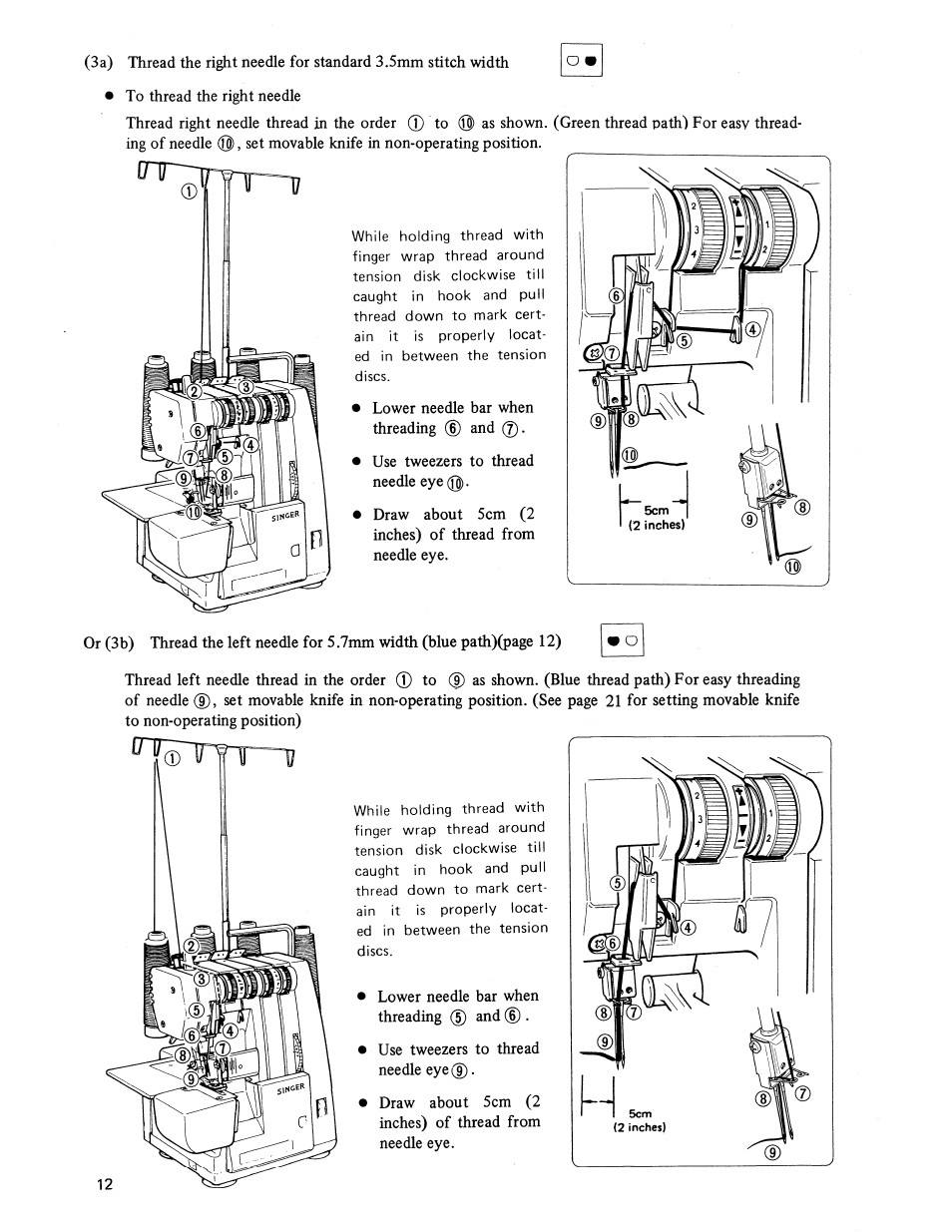 SINGER 14U236B User Manual | Page 14 / 40