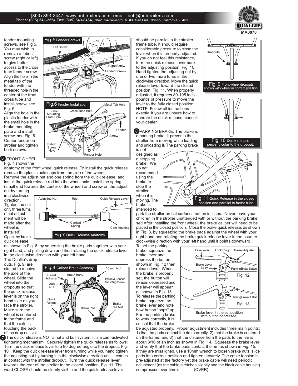 BOB Duallie User Manual | Page 2 / 4