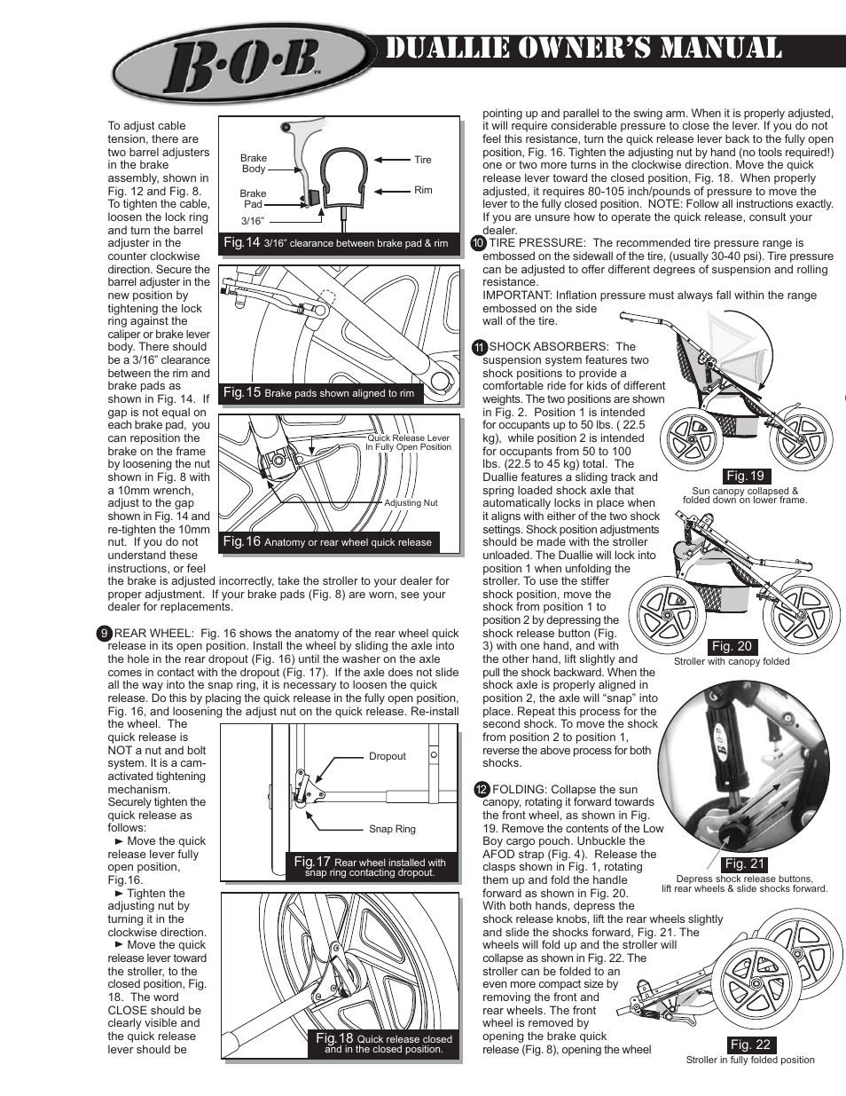 Duallie owners manual | BOB Duallie User Manual | Page 3 / 4