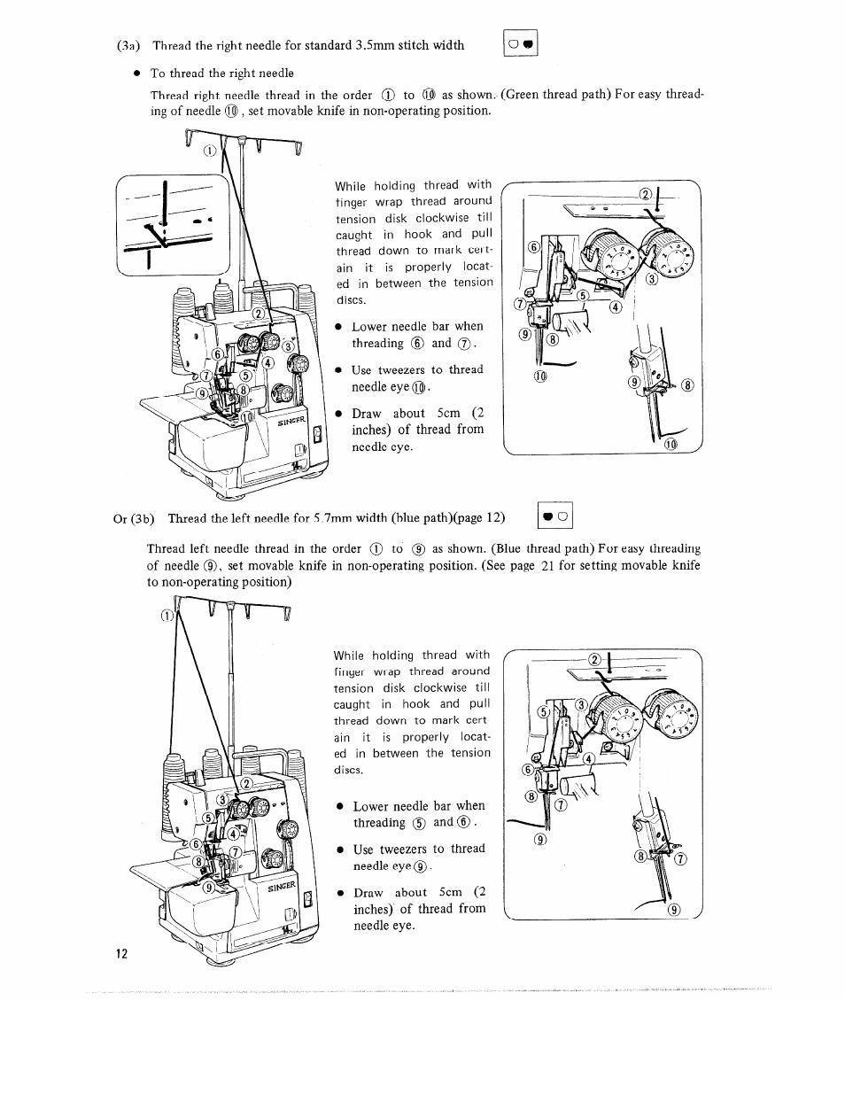 SINGER 14U52 User Manual | Page 14 / 36