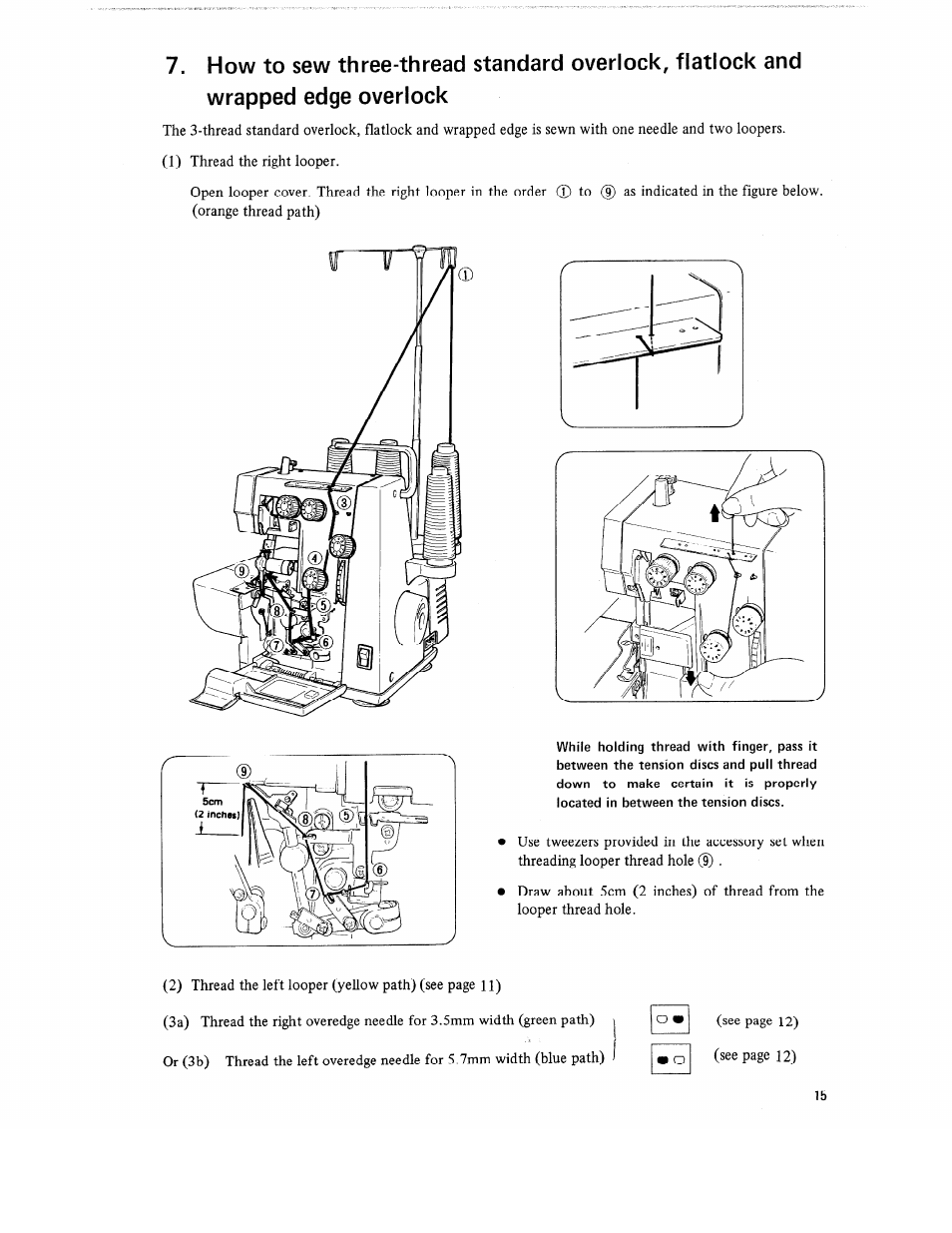 SINGER 14U52 User Manual | Page 17 / 36