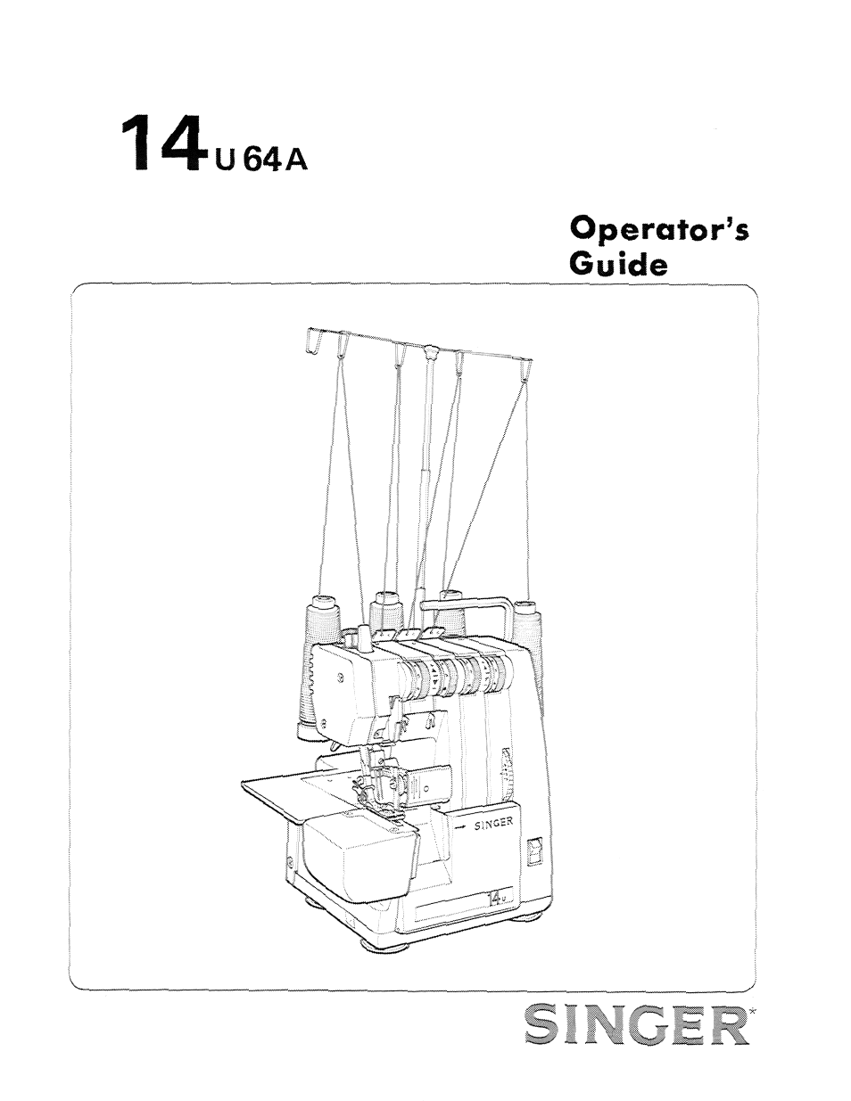 SINGER 14U64A User Manual | 28 pages