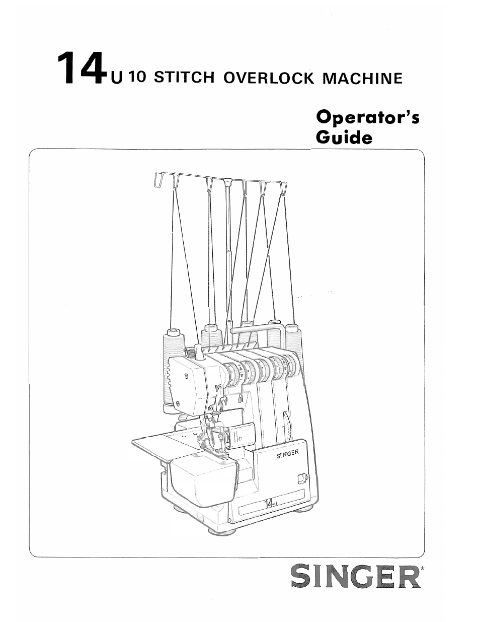 SINGER 14U285B User Manual | 48 pages