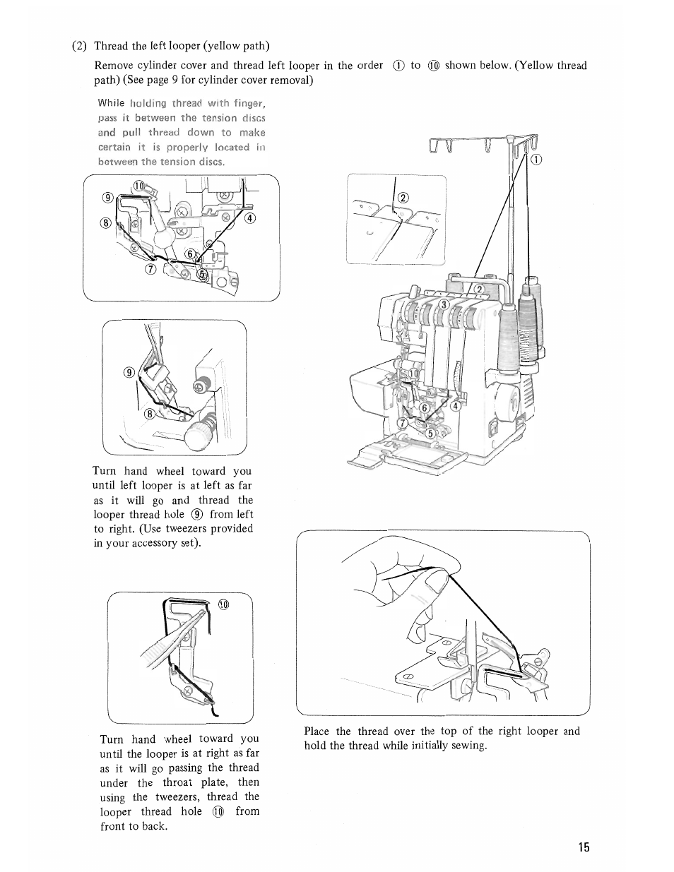 SINGER 14U285B User Manual | Page 17 / 48