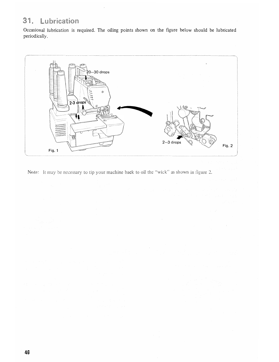 Lubrication | SINGER 14U285B User Manual | Page 42 / 48