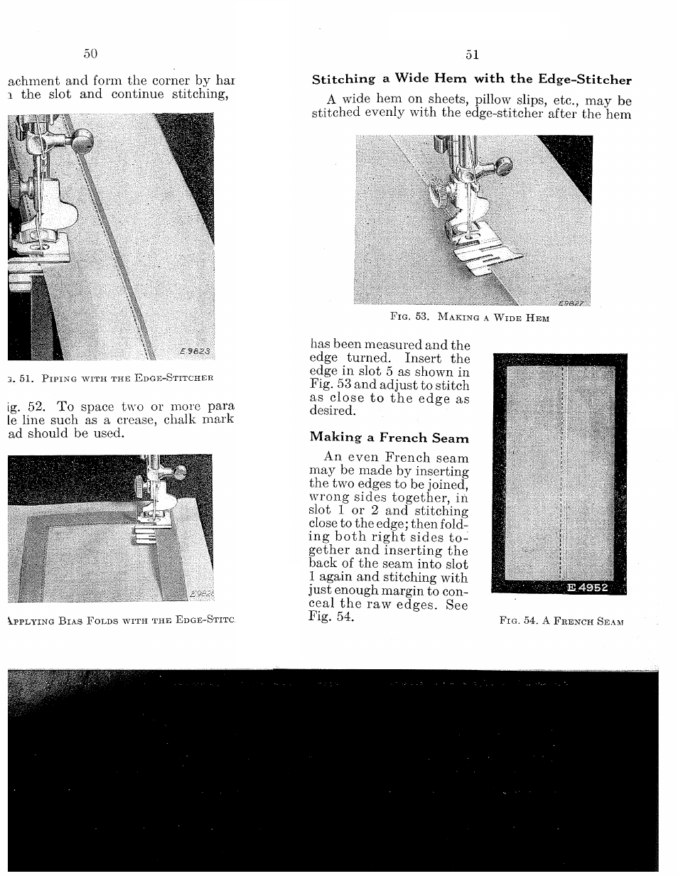 Making a french seam | SINGER 15-91 User Manual | Page 53 / 68