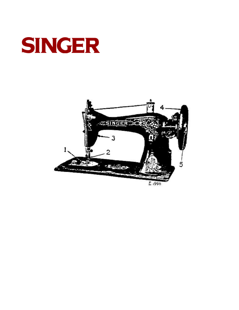 Sewing machine no. 15 | SINGER 15-30 Treadle Sewing Machine User Manual | Page 4 / 36