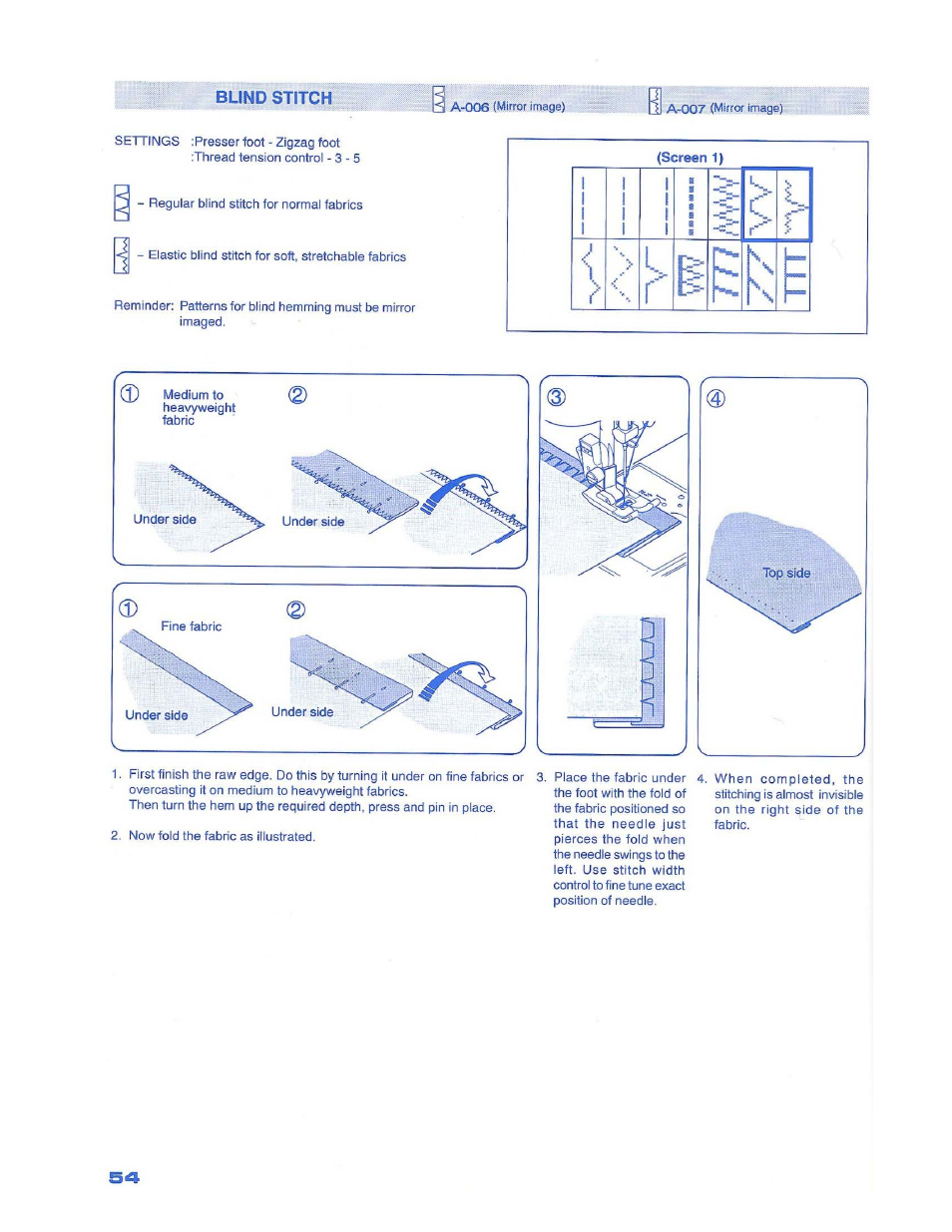 SINGER 1500 Izek User Manual | Page 56 / 70