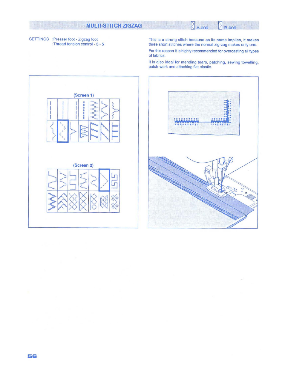 Multtstirpha^g ’ . . a | SINGER 1500 Izek User Manual | Page 58 / 70