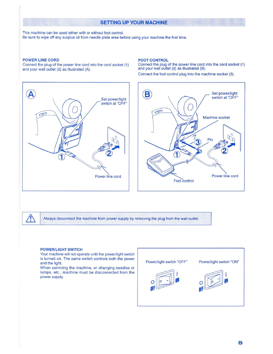 Ing up your | SINGER 1500 Izek User Manual | Page 7 / 70