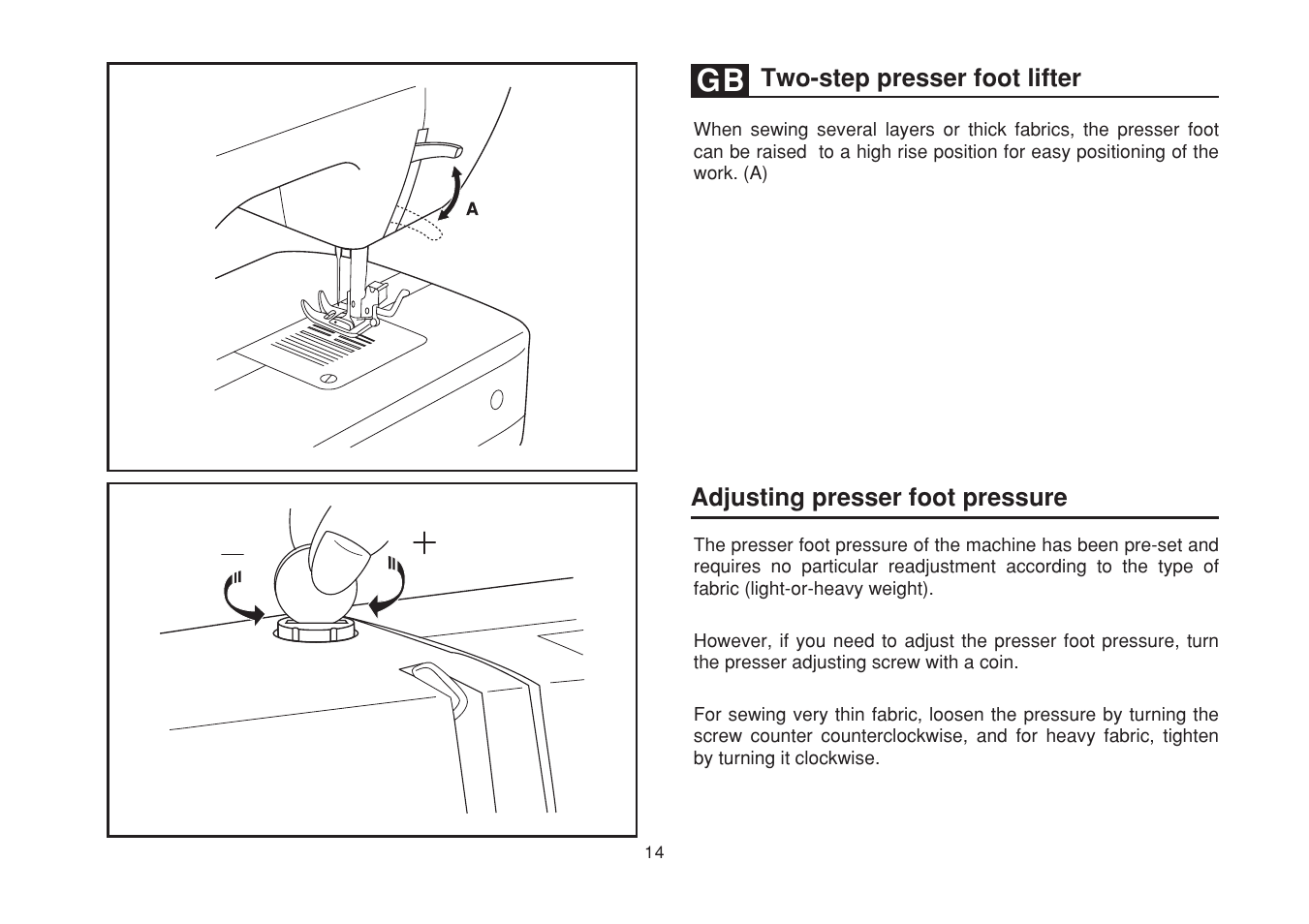 SINGER 1507WC User Manual | Page 21 / 88