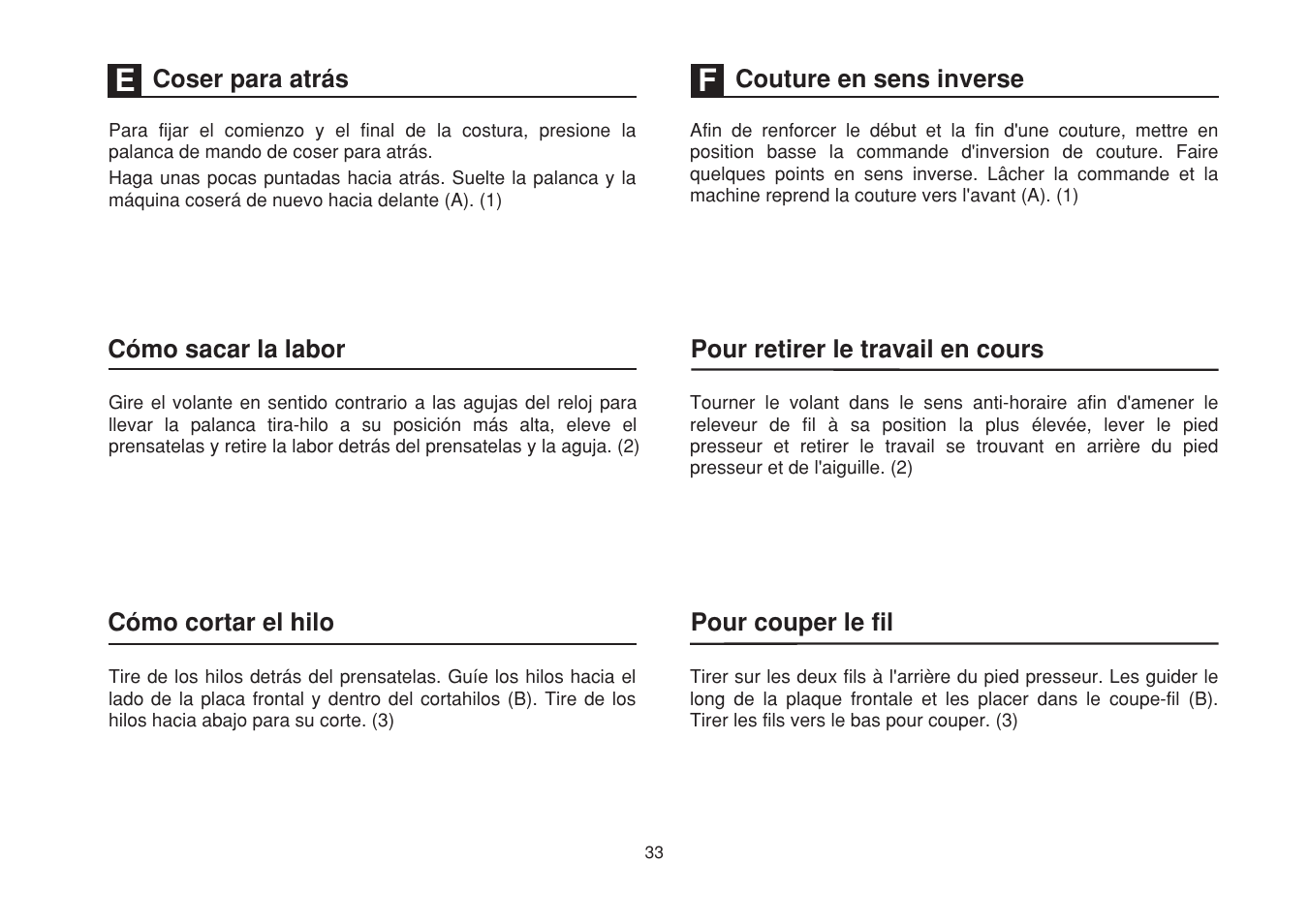 SINGER 1507WC User Manual | Page 40 / 88