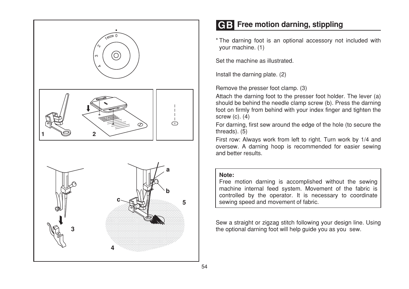 Free motion darning, stippling | SINGER 1507WC User Manual | Page 61 / 88