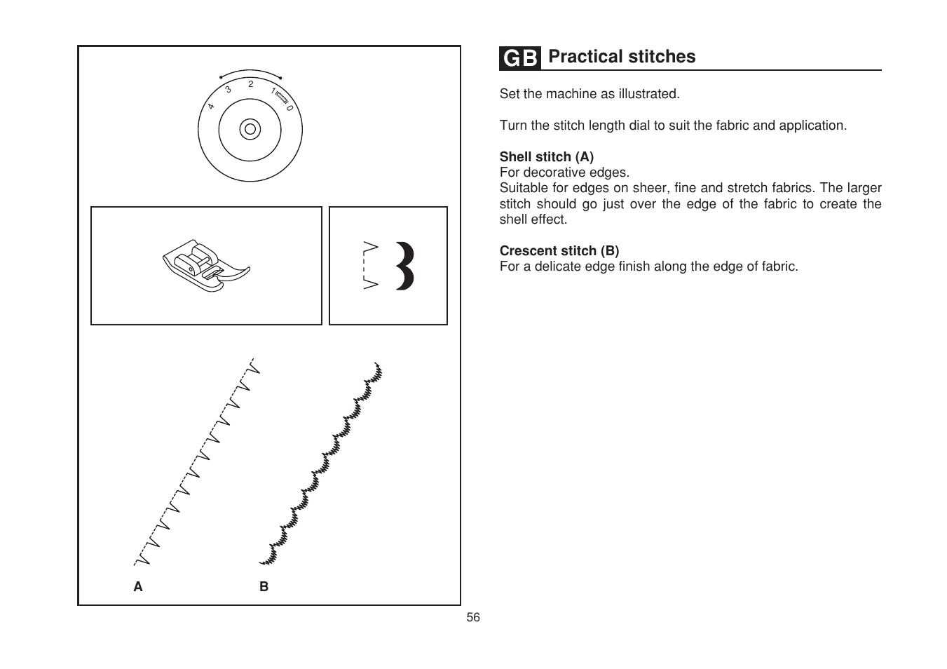 Practical stitches | SINGER 1507WC User Manual | Page 63 / 88