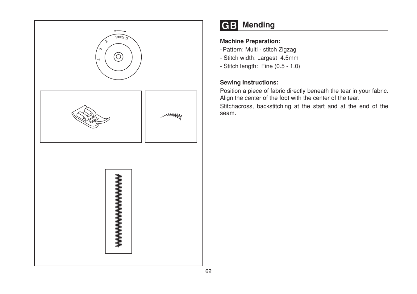 Mending | SINGER 1507WC User Manual | Page 69 / 88