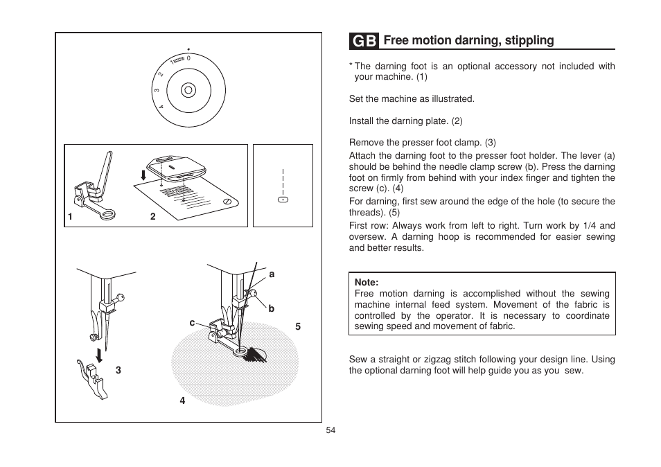 Free motion darning, stippling | SINGER 1507 User Manual | Page 61 / 88