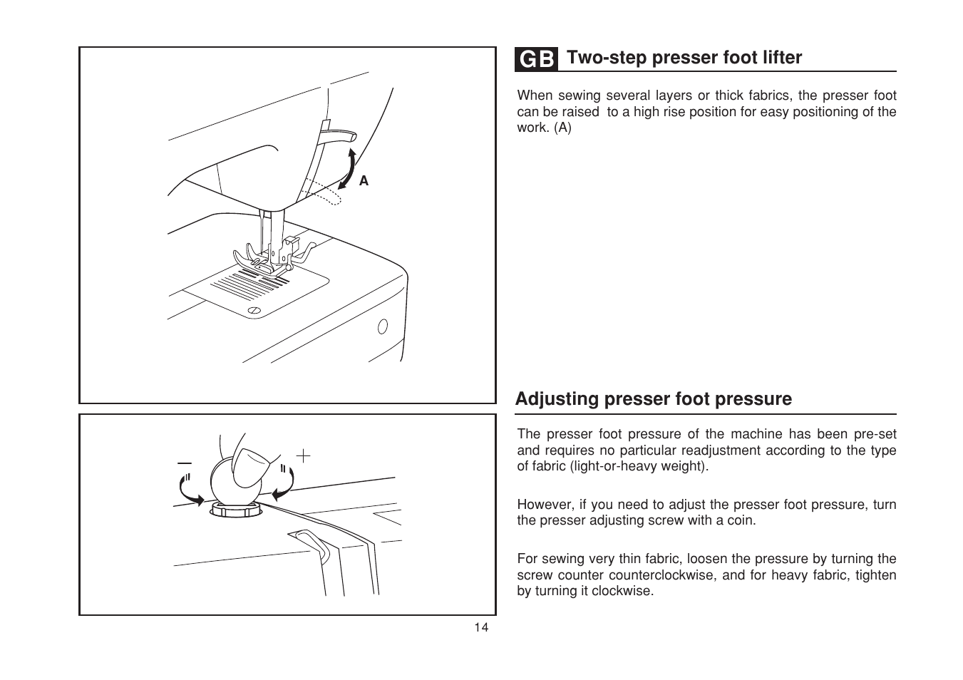 SINGER 1525 User Manual | Page 21 / 76