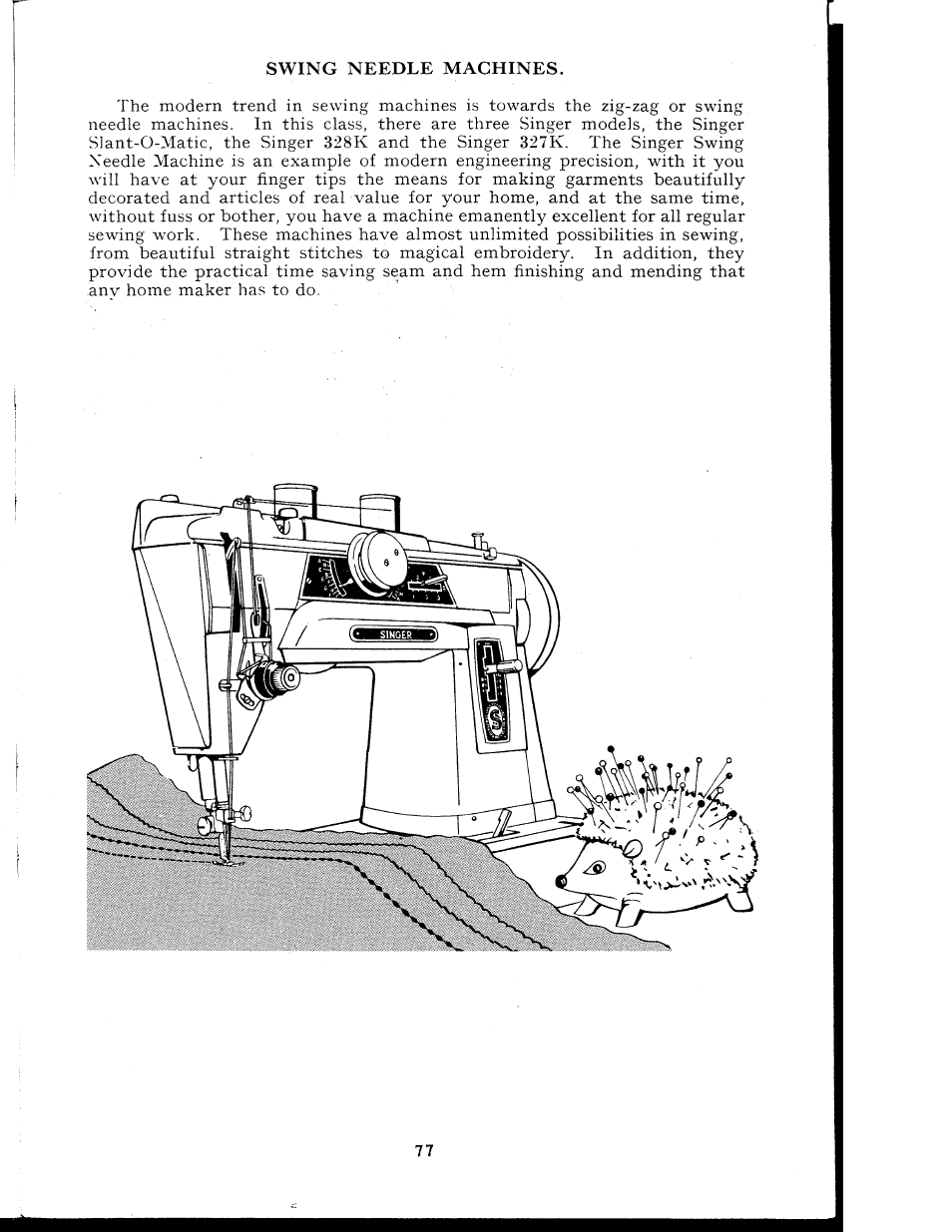 SINGER 404K User Manual | Page 77 / 78