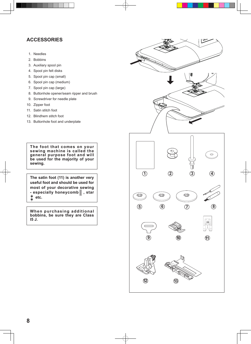 SINGER 160 User Manual | Page 10 / 60