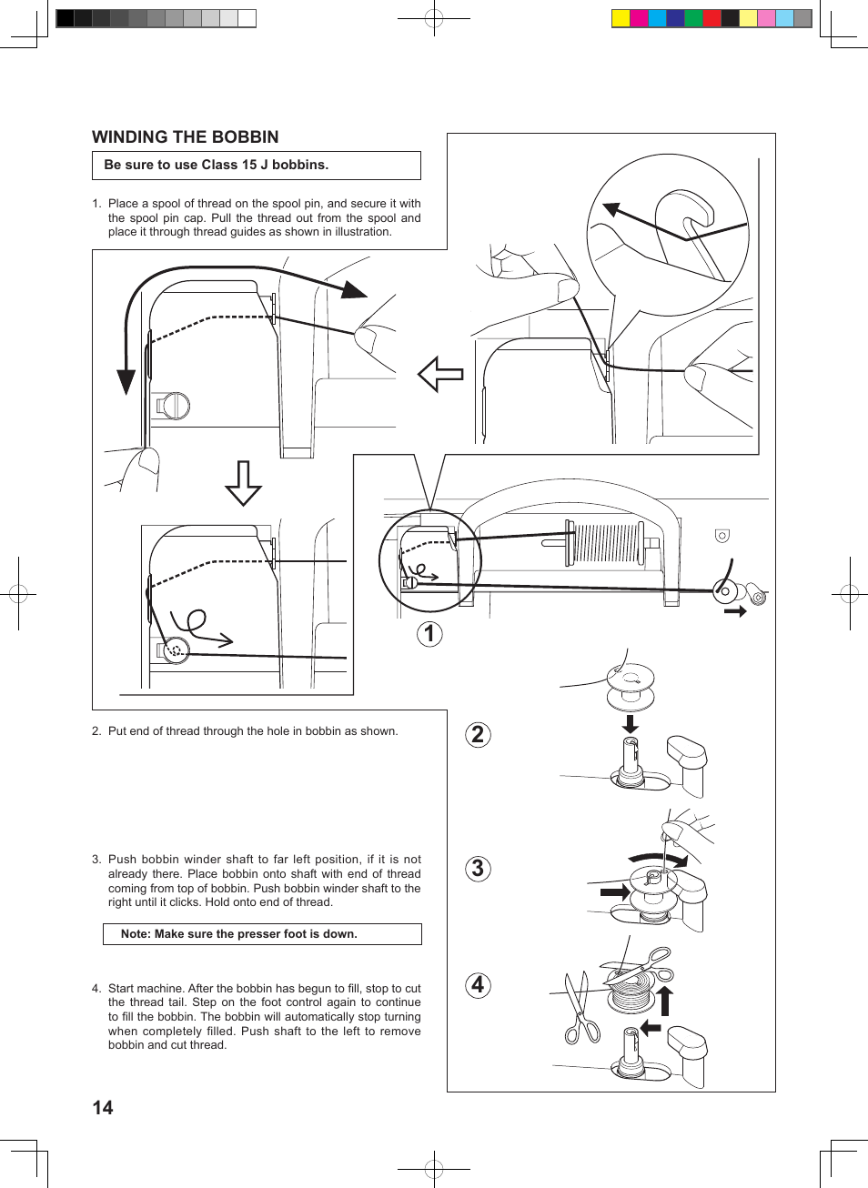 SINGER 160 User Manual | Page 16 / 60