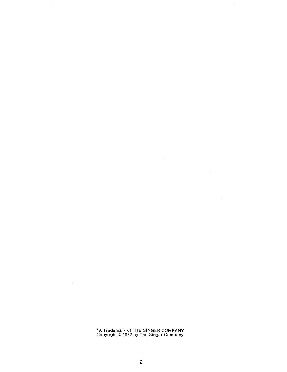 SINGER 177 User Manual | Page 4 / 68