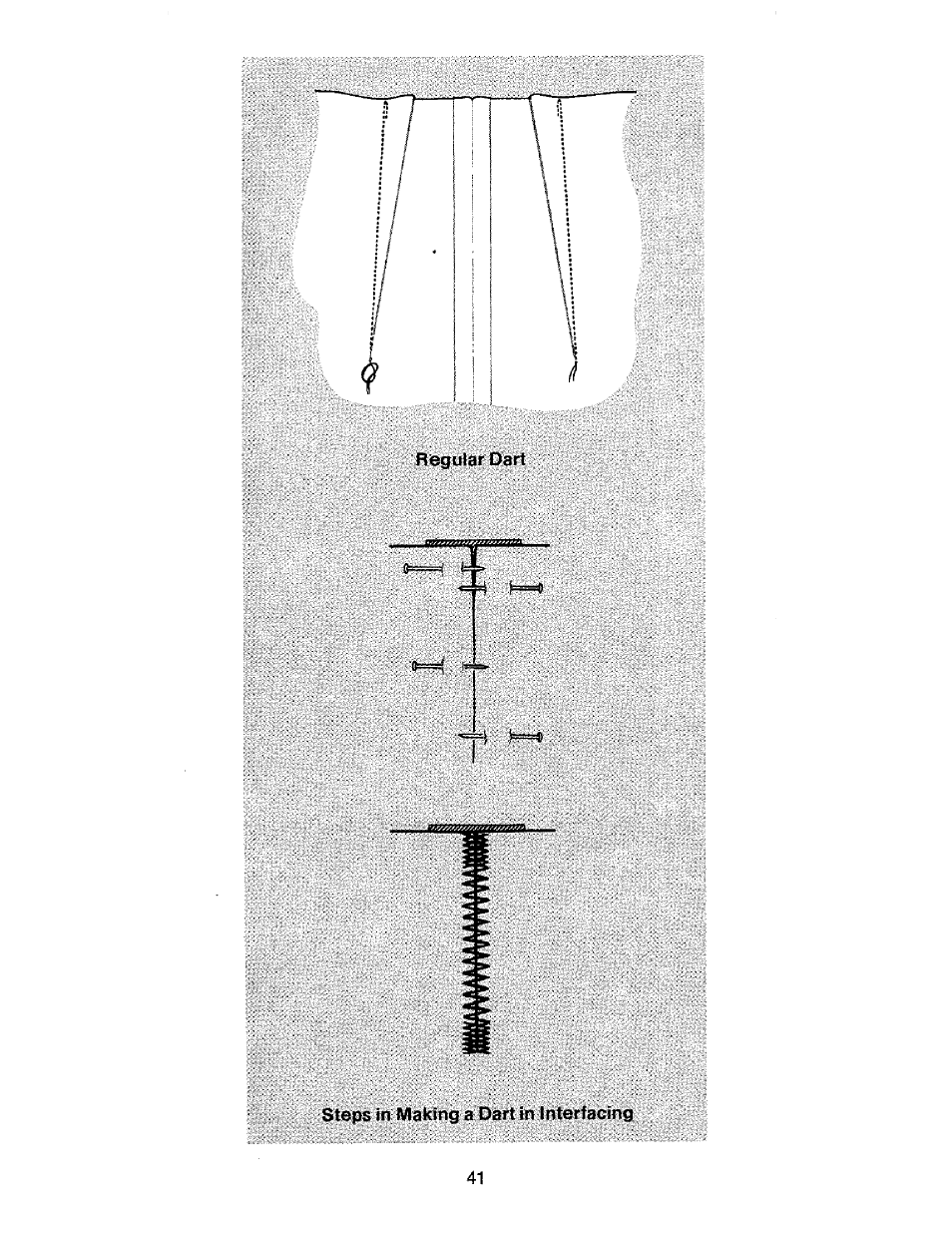 Regular dart apragna | SINGER 177 User Manual | Page 43 / 68