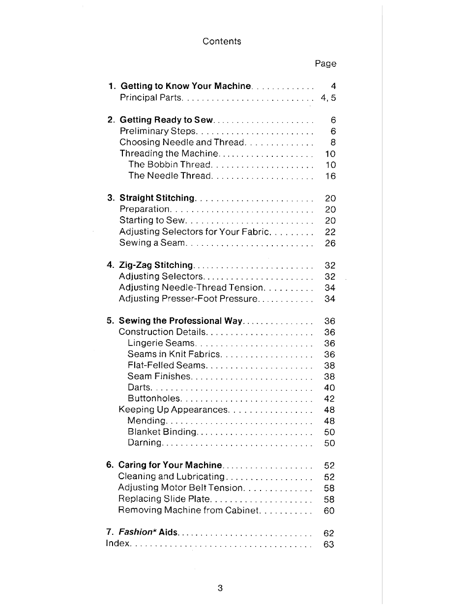 SINGER 177 User Manual | Page 5 / 68