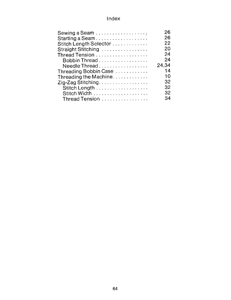 SINGER 177 User Manual | Page 66 / 68