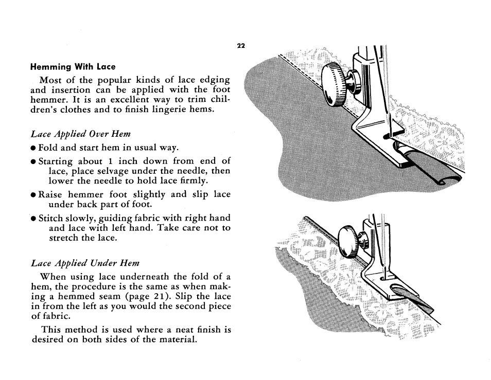 SINGER 185K User Manual | Page 24 / 44