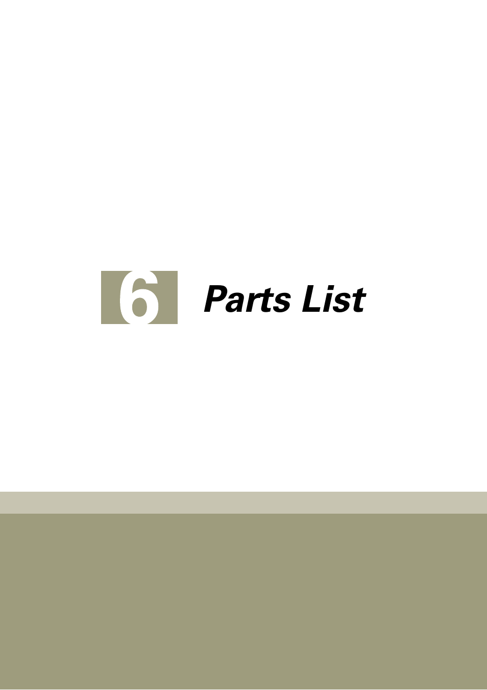 Parts list | SINGER 191D-30 User Manual | Page 26 / 45