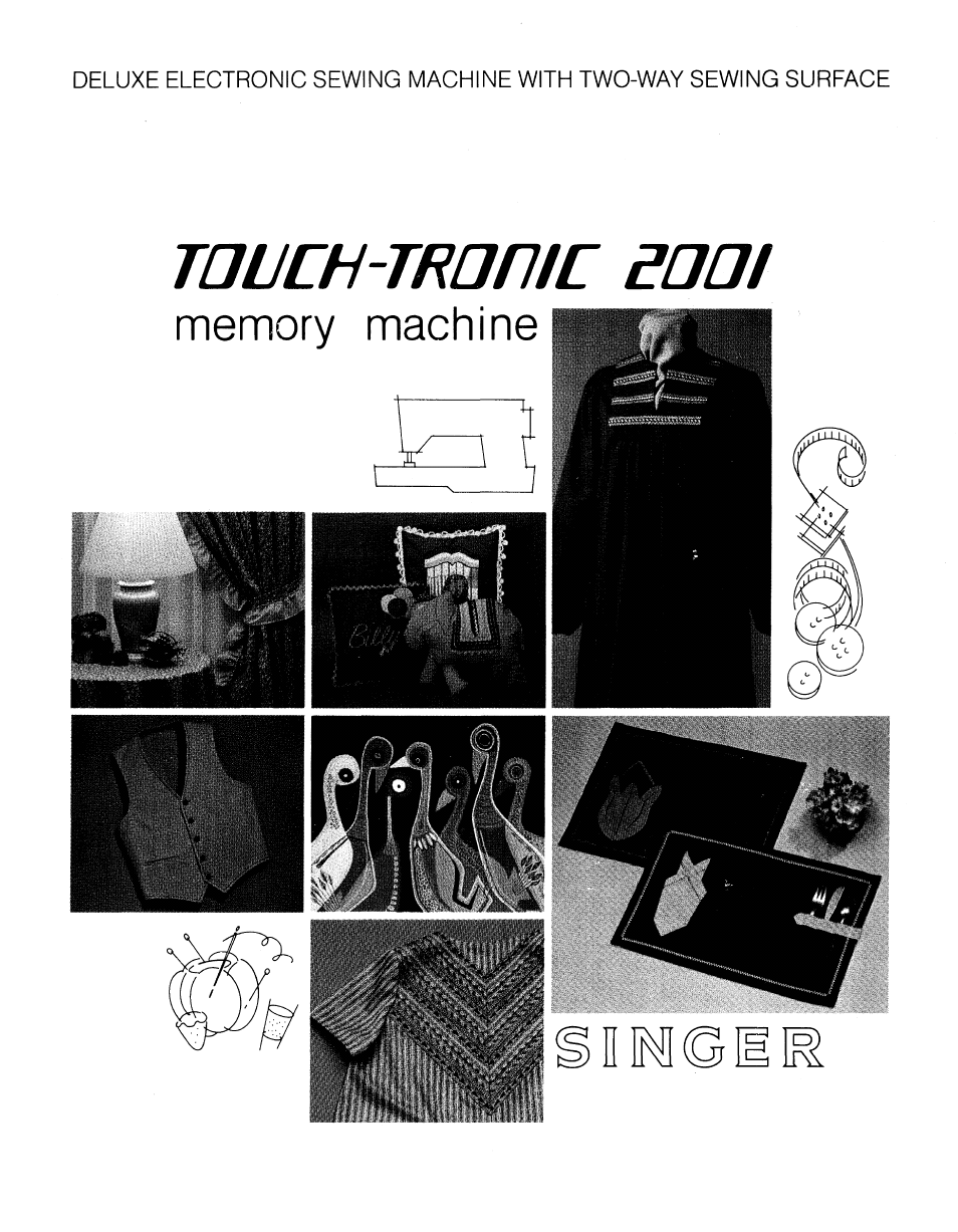 SINGER 2001 TouchTronic User Manual | 126 pages