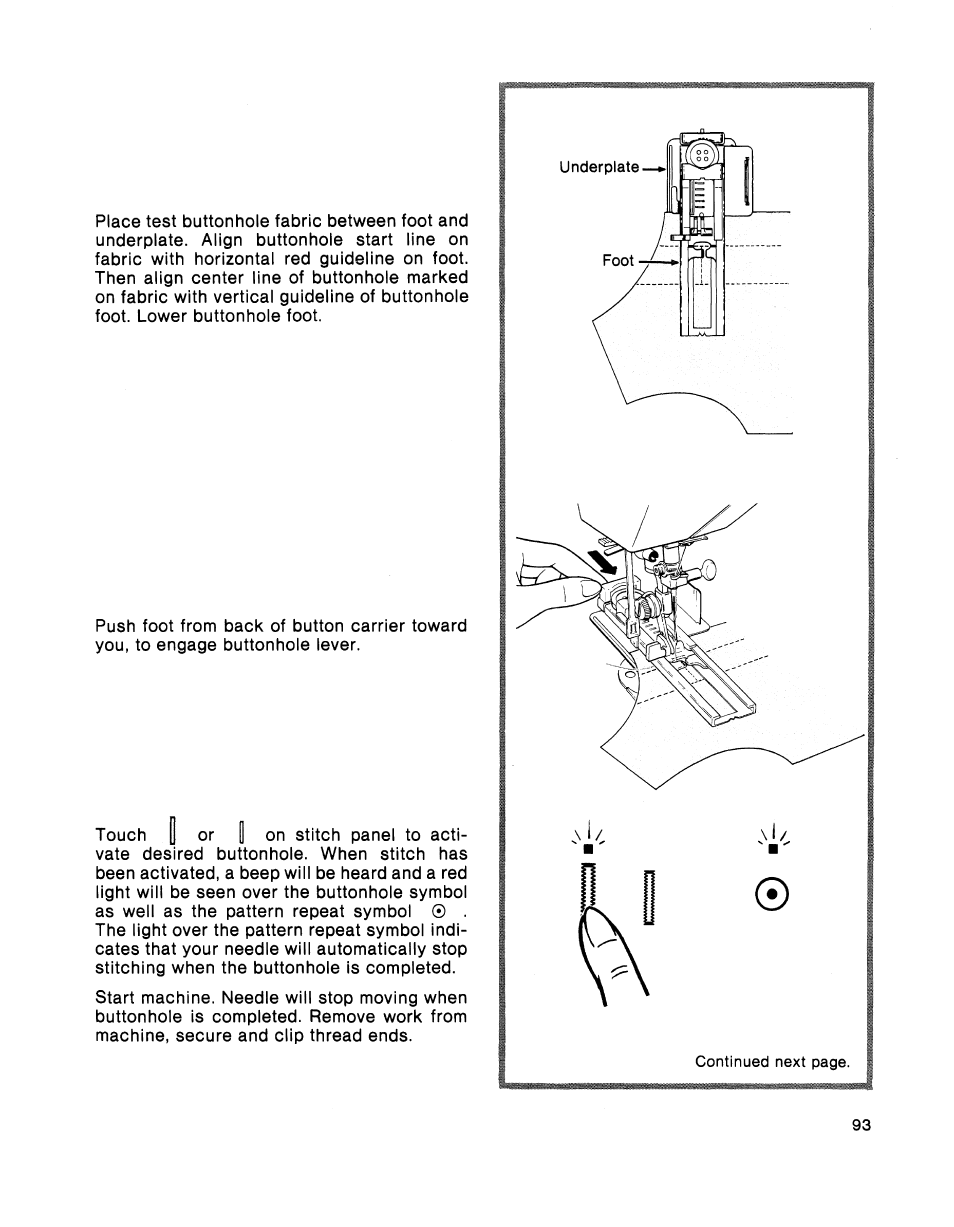 SINGER 2001 TouchTronic User Manual | Page 107 / 126
