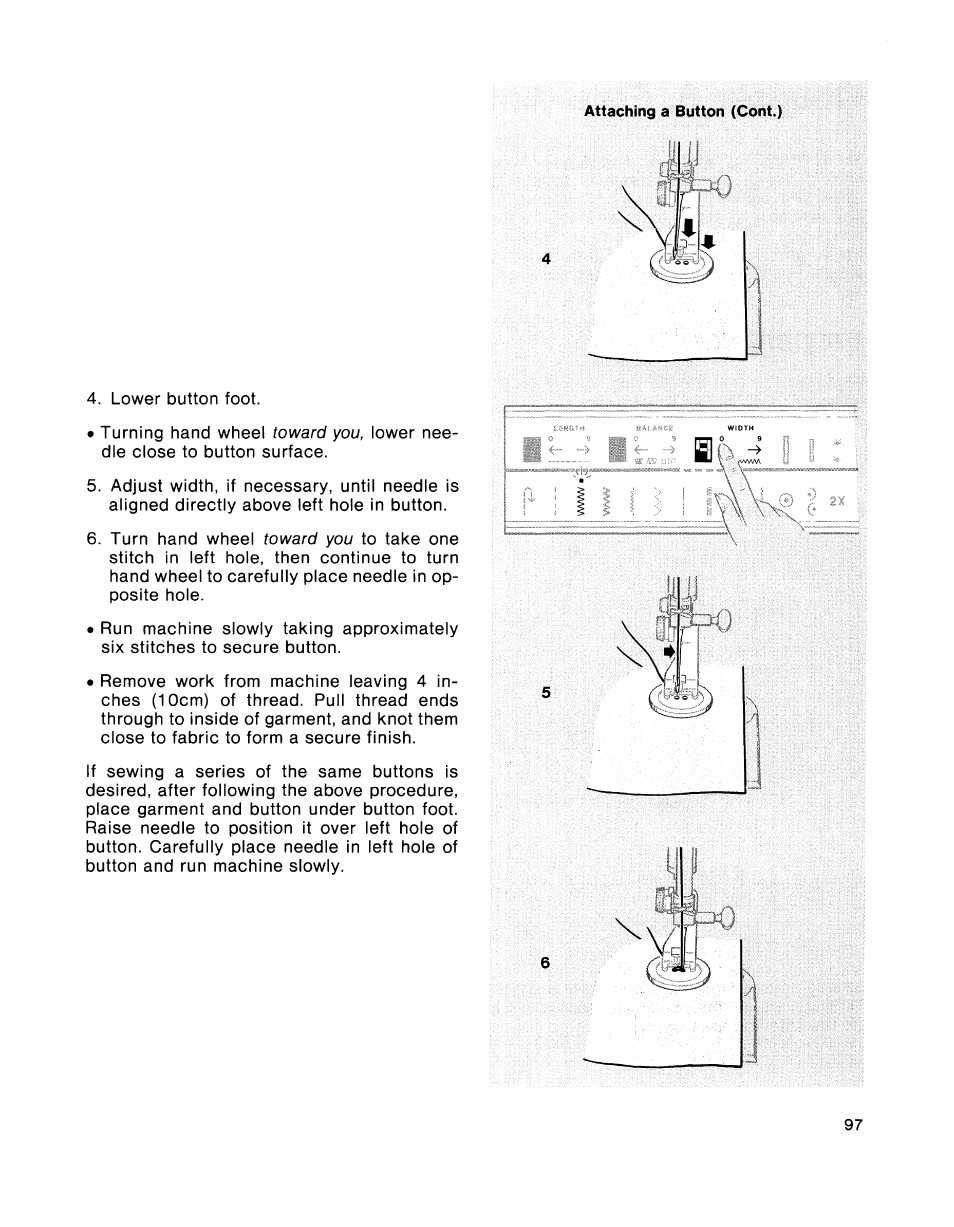 SINGER 2001 TouchTronic User Manual | Page 111 / 126