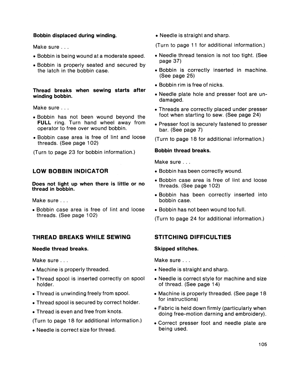 SINGER 2001 TouchTronic User Manual | Page 119 / 126
