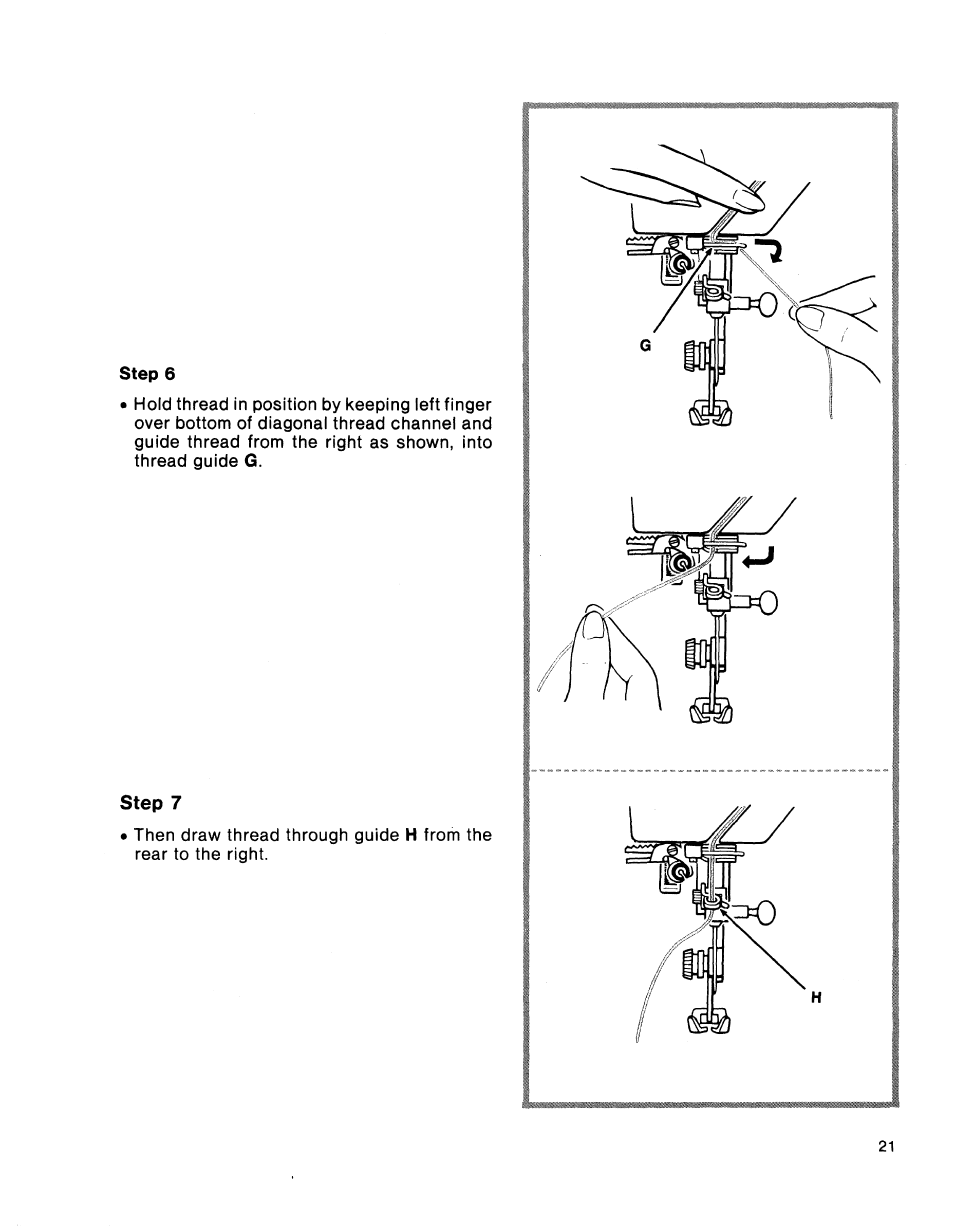 Step 7 | SINGER 2001 TouchTronic User Manual | Page 27 / 126