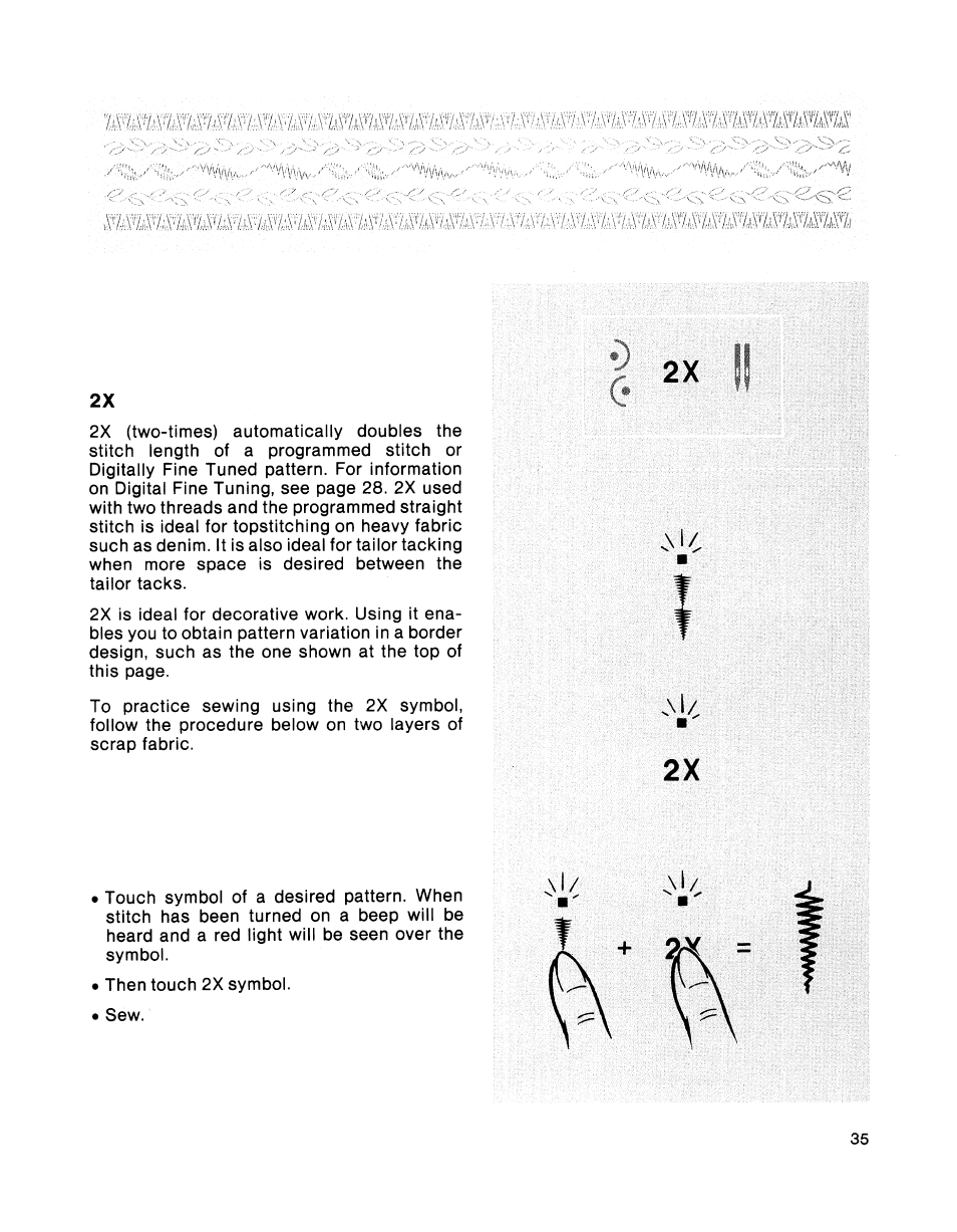 SINGER 2001 TouchTronic User Manual | Page 41 / 126