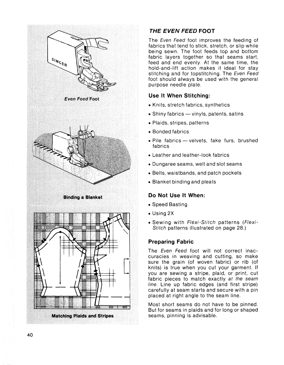 SINGER 2001 TouchTronic User Manual | Page 46 / 126