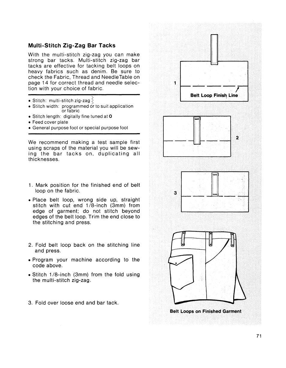 SINGER 2001 TouchTronic User Manual | Page 85 / 126